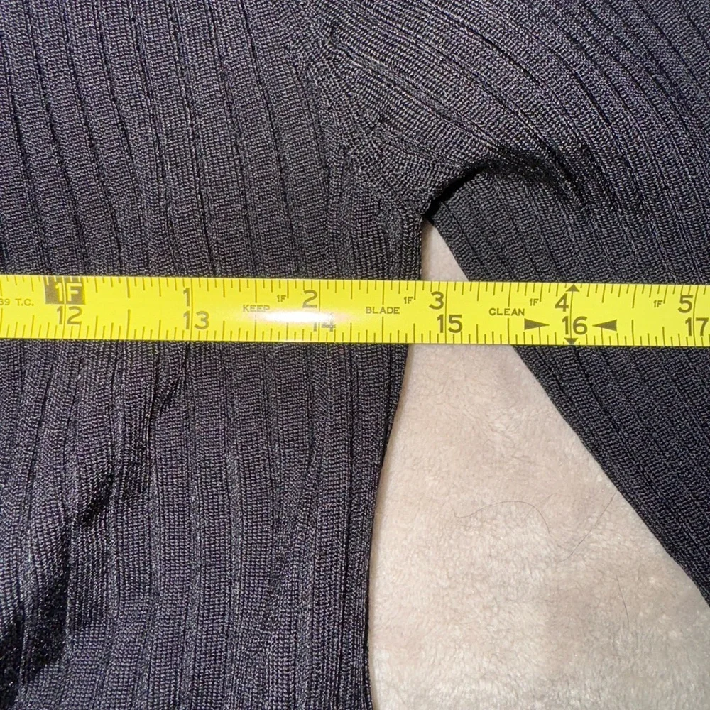White House Black Market Cropped Ribbed Tie-Front Cardigan | EUC | Size Small